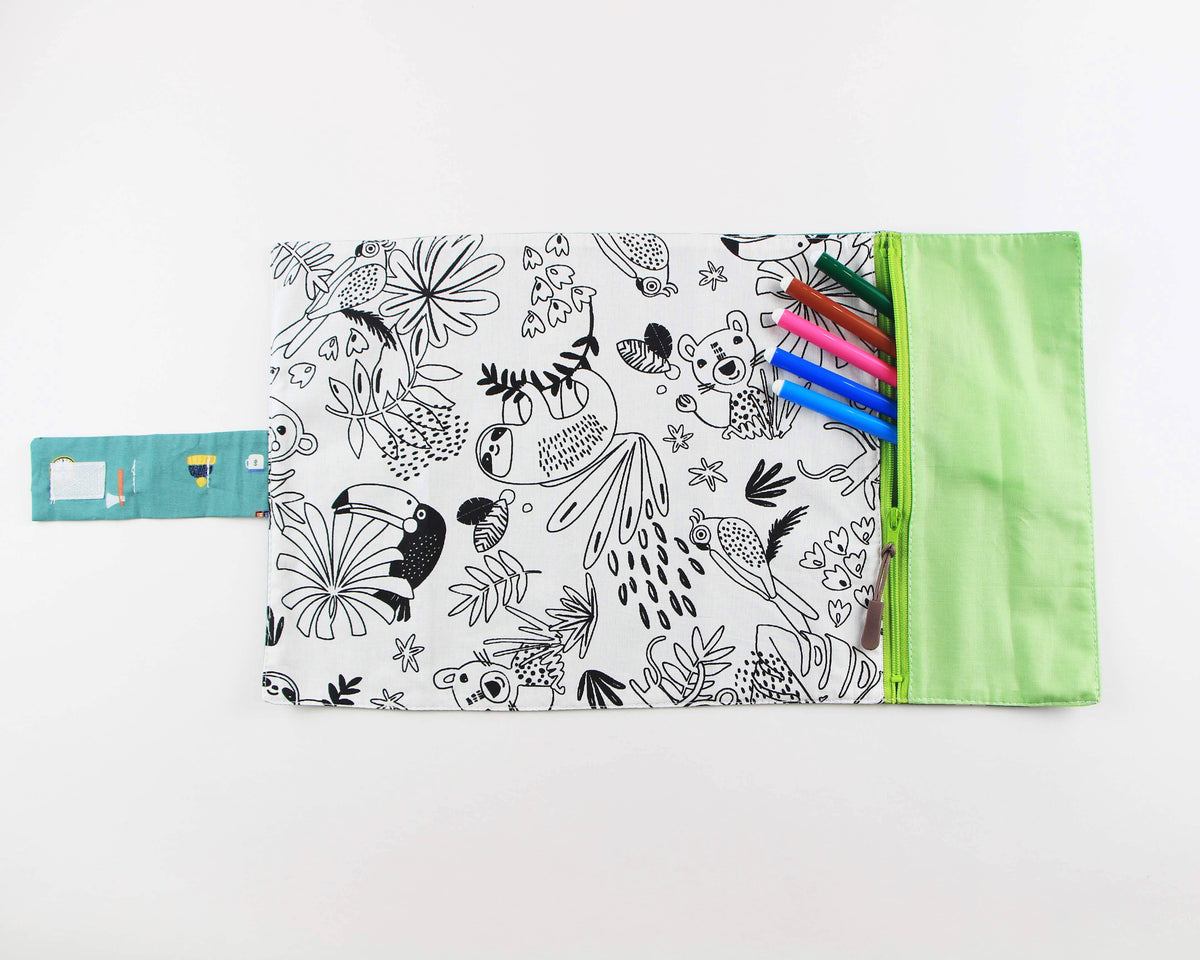 Astuccio da colorare - Campeggio