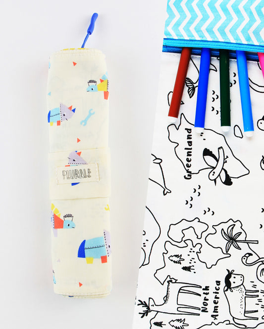 Astuccio da colorare - RoboDino