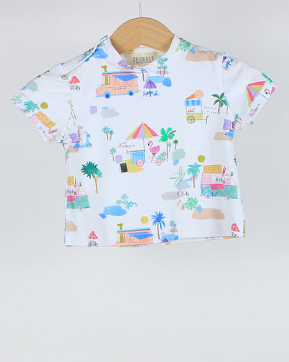 Set mini salopette e T-shirt - Ice Cream