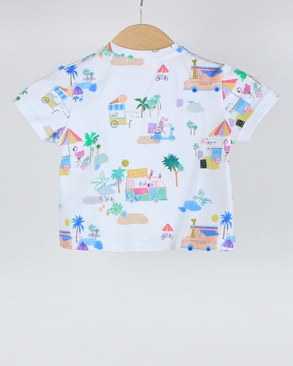 Set mini salopette e T-shirt - Ice Cream