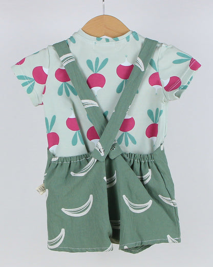 Set mini salopette e T-shirt - Rapanelli
