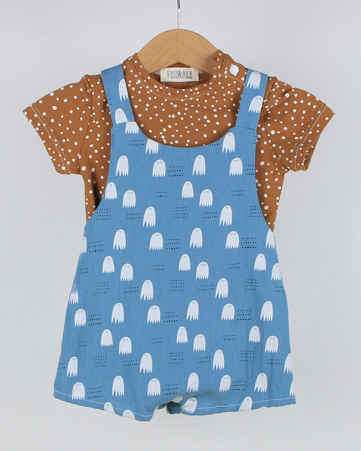 Set mini salopette e T-shirt - Fantasmini