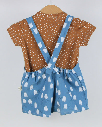 Set mini salopette e T-shirt - Fantasmini