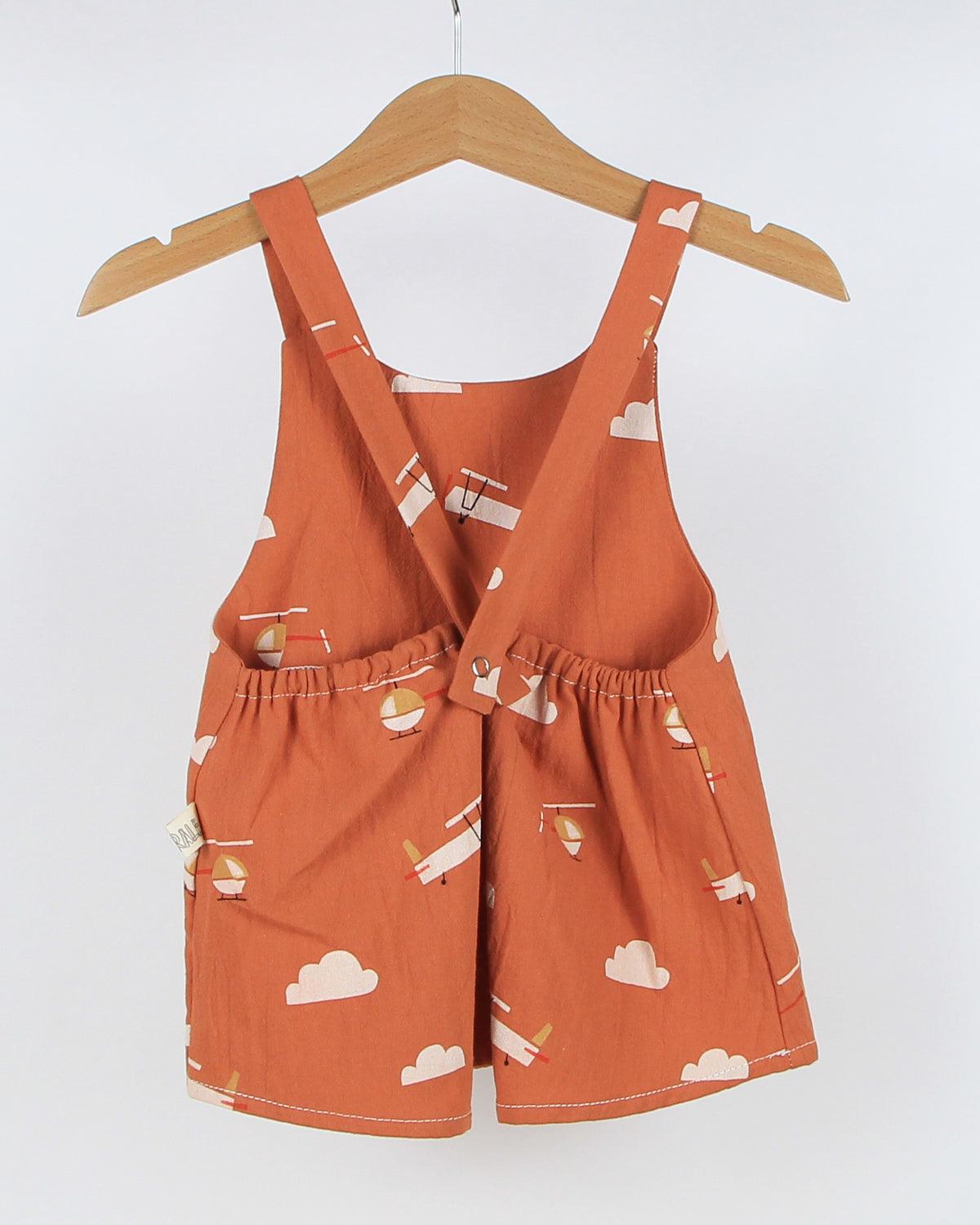 Set mini salopette e T-shirt - Si vola!