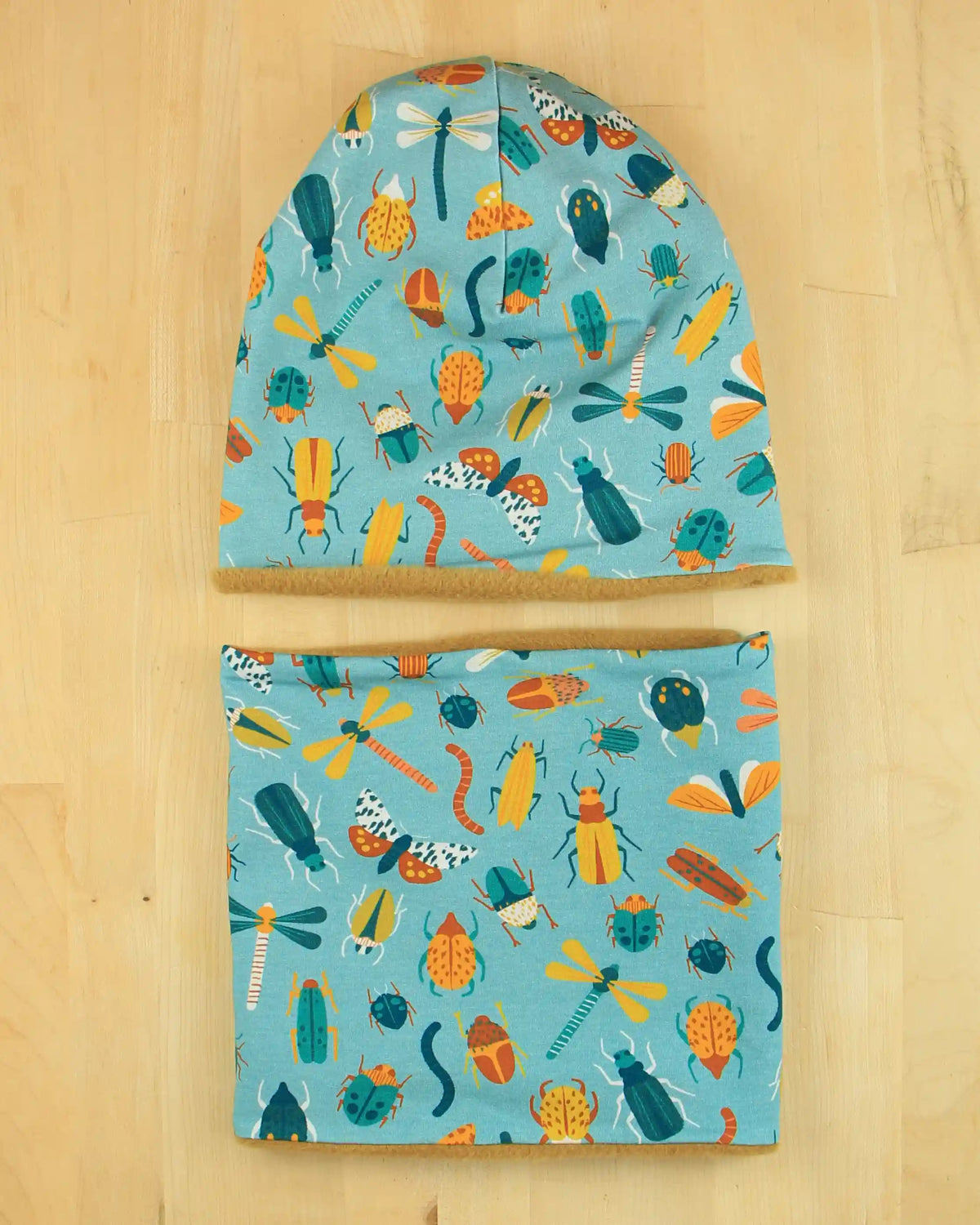 Set cuffia e scaldacollo Autunno e Inverno - Amici insetti