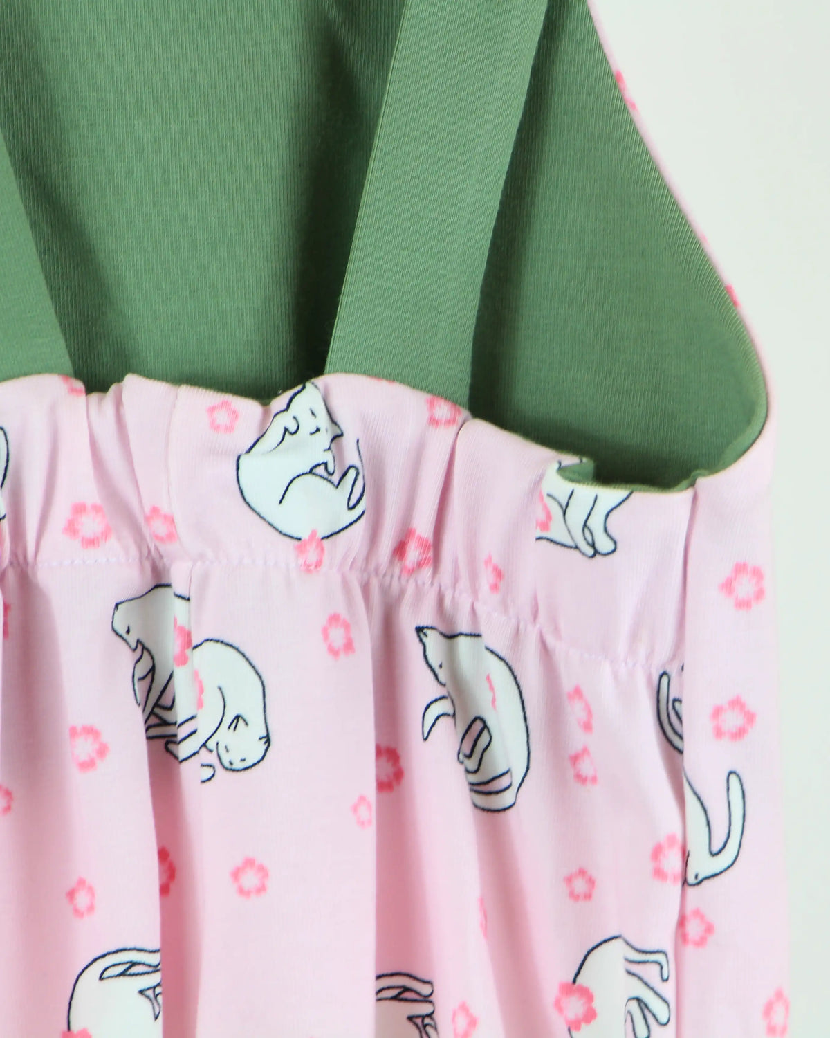 Salopette - Gattini in rosa